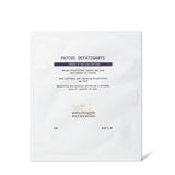 A pack of Biologique Recherche Patchs Défatigants for eye contour area, with active ingredients listed on the packaging.